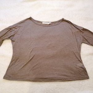 Costa Blanca, size S, beige semi-sheer top